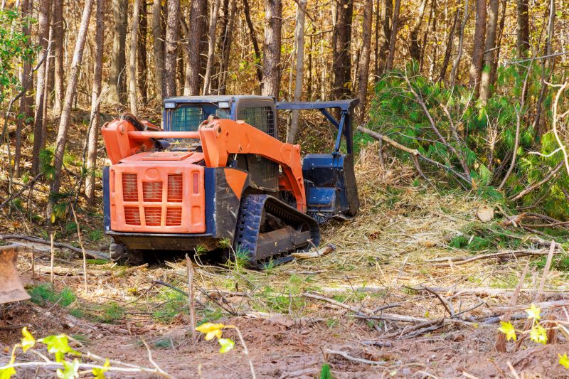 Prepares land for projects