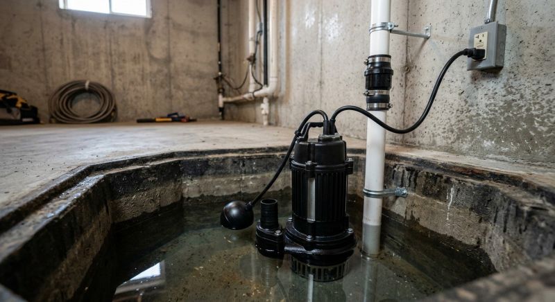 Basement Drainage Installation in Boston, MA