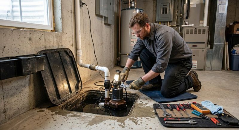 Basement Sump Pump Service in Des Moines, IA