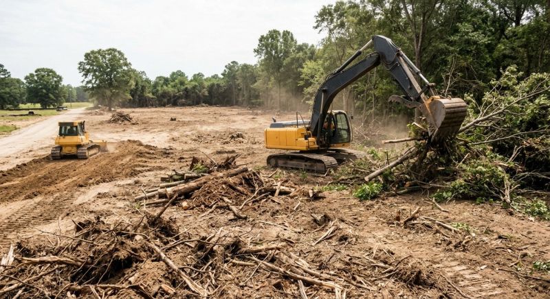 Commercial Land Preparation in Gwinnett County, GA