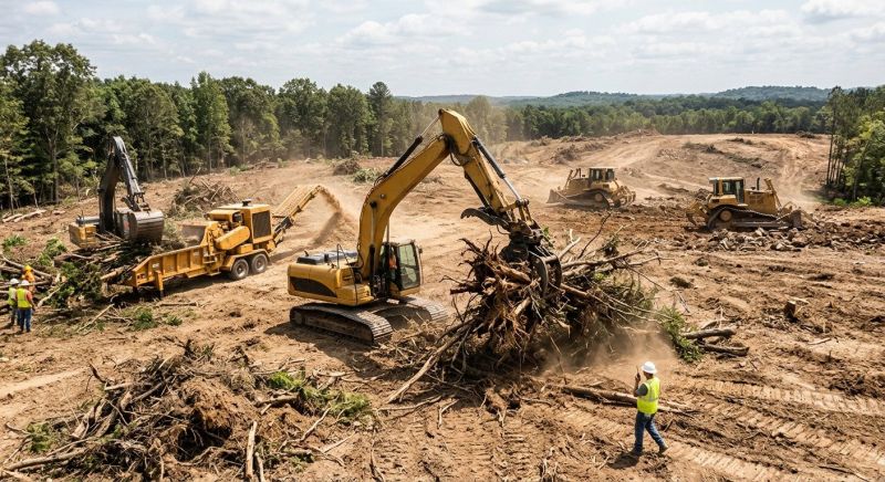 Commercial Site Clearing in Gwinnett County, GA