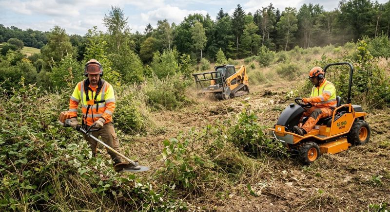 Underbrush Clearing in Cumming, GA