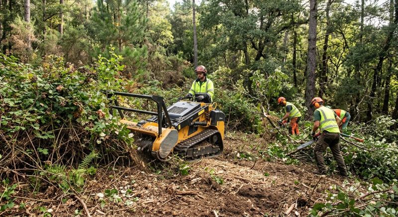 Underbrush Clearing in Gwinnett County, GA